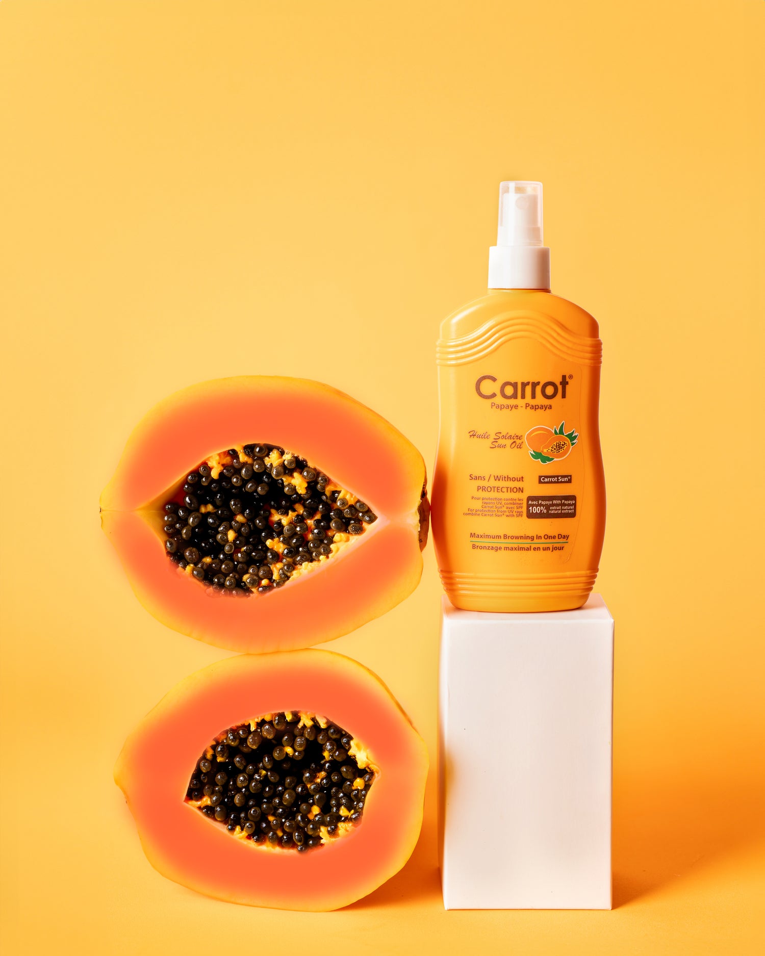 Carrot Sun™ - Accélérateurs De Bronzage Huile De Pulvérisation De Papaye